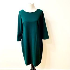 Calvin Klein Green 3/4 Sleeve Cocktail Dress